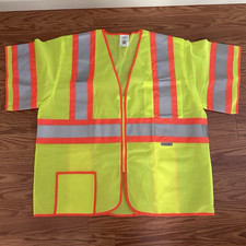CLC Class 3 Hi-Vis Safety Vest SV26 2XL Hi-Visibility Yellow picture