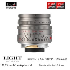 LIGHT LENS LAB 35mm F1.4 AA  Aspherical 11873 Lens for Leica M SUMMILUX Titanium picture
