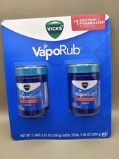 Vicks VapoRub Cough Suppressant Topical Analgesic Ointment, 2 pk./3.53 oz. picture
