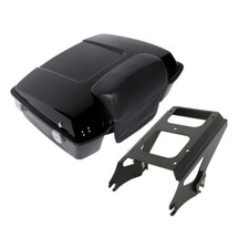 Chopped Pack Trunk Pad Mount Rack Fit For Harley Touring Electra Glide09-13 picture