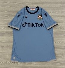 Macron 2022/23 Wrexham AFC Away Football Soccer Jersey Blue Men’s Size Large picture