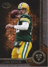 2015 Topps Triple Threads #3 Aaron Rodgers - FB picture