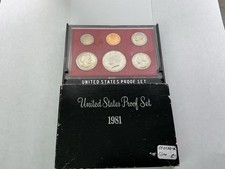 1981 S Proof Set Type 2 All 6 Coins have Clear “S” 010126 02ae picture