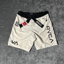 Rare RVCA X BJPENN MMA Shorts Size Large Black Belt picture