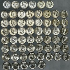 1965-2026 Complete Brilliant Uncirculated Kennedy Half Dollar Year Set picture