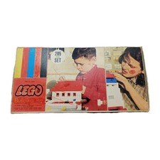 Vintage 1966 LEGO Building Toy #285 Original Box & Building Pieces A11 picture
