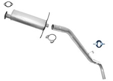 Middle Muffler & Tail Pipe fits Nissan Pick Up 2.4L 3.0L 1987-1995 4 Wheel Drive picture