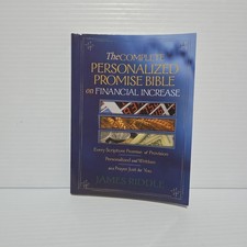 Personalized Promise Bible on Financial Increase James Riddle Christian Prayer picture