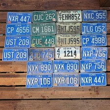 Vintage Iowa License Plate Car Truck Trailer 1962 1970s 1980s Pairs Lot of 22 picture