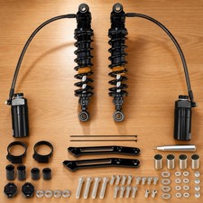 US Remote Reservoir Rear Suspensions Shock Fit For Harley Touring Road Glide 14+ picture