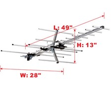Heavy Duty Yagi Outdoor TV Antenna 300 Mile for All-Weather Performance picture