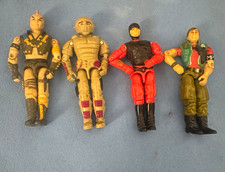 4 Amazing  Vintage 1980’s G.I. Joe Action Figures Cobra - Whispering Willie ++ picture