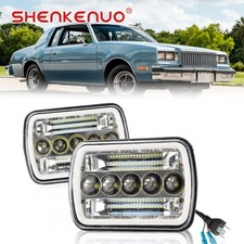 2x 5x7 7x6 LED Headlight Hi/Low Beam for Buick Regal 1978-1980 picture