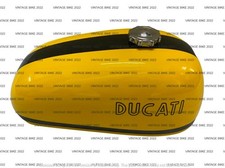 DUCATI 450 RT 450 R/T YELLOW & BLACK STEEL GAS FUEL PETROL TANK WITH CAP/COMPATI picture