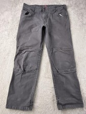 Eastern Mountain Sports Pants Mens 34 Gray Fencemender Rebar Double Knee Outdoor picture