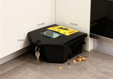 4 Pack Mouse Rat Bait Boxes w/ Lock Key Winter Pest Control for Home Garage Barn picture