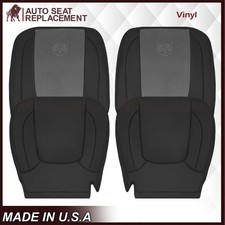 2004 2005 For Dodge Ram 1500 2500 3500 SLT Laramie Front Seat Cover In Dark Gray picture