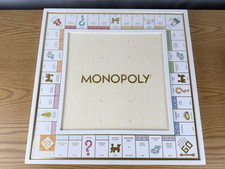 WS Game Co Monopoly Bianco Edition with Foil-Stamped Wood Game Board Open Box picture