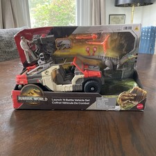 Mattel Jurassic World Rebirth Launch 'N Battle Vehicle | NISB |  picture