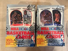 Lot Of 2 1989-90 89/90 NBA Hoops Series 1 Basketball Boxes FASC - BBCE SEALED picture