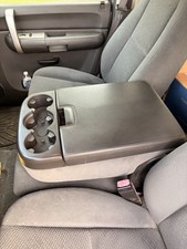 ⚠️DMG⚠️ 07-13 Silverado Black Cloth Front Center Middle Jump Seat OEM Factory OE picture