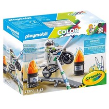 Playmobil Color Motorbike Building Set 71377 NEW picture