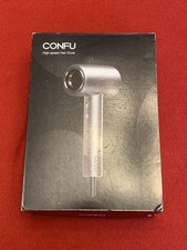 CONFU High Speed White Hair Dryer 110000rpm Brushless Motor, White - NEW #c13 picture