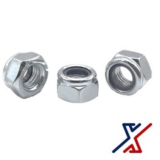 8-32 Grade 5 Titanium Nylon-Insert Locknuts by X1Tools picture
