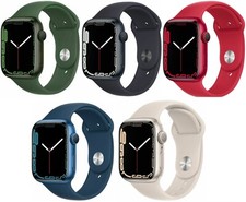 Apple Watch Series 7 41mm 45mm GPS + WiFi + Cellular Blue Black Green Starlight picture