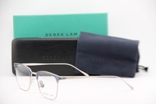 NEW DEREK LAM MODEL 292 BLUE GUNMETAL AUTHENTIC EYEGLASSES 51-21 picture