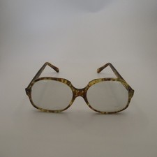 Vintage Renauld USA Oversized Tortoise Shell Eyeglass Frames Women's 1970's picture