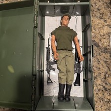 Vintage 2001 GI Joe Footlocker with Gear and 12 Figure Hasbro picture