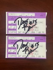 (2) Drew Brees  autographs from April 15, 2000 Purdue Day @  Indy Indians bb. picture