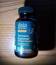 Gaia Herbs Turmeric Supreme Extra Strength 120 Capsules Vegan picture