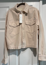 AG Adriano Goldschmied Valleta Utility Shirt Jacket Opal Stone  NWT Size M picture