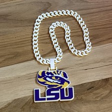 ￼ LSU, fighting tigers, Team Pride Spirit Necklace picture
