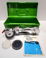 DEFECTIVE Vintage DYMO 1011 Tapewriter Metal Embossing Label Maker G3D picture