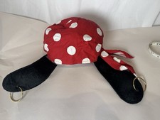 Vintage 2003 Walt Disney World Goofy Pirate Bandana Hat Gold Hoop Ears OSFA picture