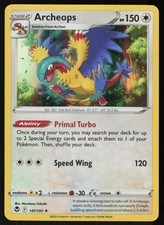 Archeops 147/195 Holo Rare Silver Tempest Pokemon Lightly Played picture