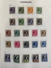 LUXEMBOURG 1852-1999 Fascinating Stamp collection In A DAVO Album Mostly Mint picture