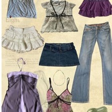 Vintage MYSTERY Clothing-Shirts Skirts Dresses Bags (Y2K 90s Fairy Cottage Boho) picture