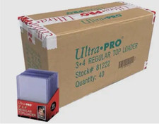 ULTRA PRO REGULAR 3X4 STANDARD TOP LOADER, 40 PACKS of 25 (1000 CT CASE) picture