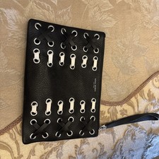 Henri Bendel Leather Black And White picture