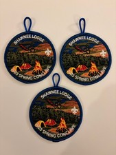 SET OF 3 - 2025 Shawnee Lodge Spring Conclave Event Patch - OA BSA scouting picture
