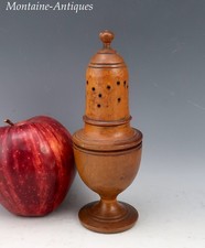 Treenware Muffineer circa 18/19th cent picture