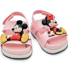 Mini Melissa Kids Play Mickey & Minnie Sandal 5 Pink Disney Summer Vacation Shoe picture