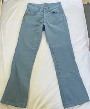 Vintage Sears Perma-Prest Men's Light Wash Blue BootcutPants 32x32 picture