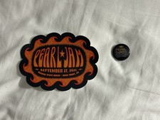 OFFICIAL Pearl Jam Ohana Fest 9/27/2026 Sticker and Pin Set picture