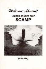 USS Scamp SSN 588 Welcome Aboard pamphlet picture