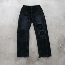 Vintage Faded Carhartt Repaired Double Knee Pants picture